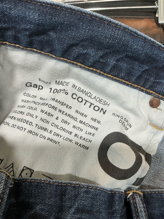 🤎 Gap Men’s Straight Blue Denim Jeans - 36 x 30 - Picture 5 of 6